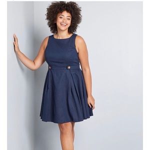 ModCloth Blue Sleeveless Dress size 26